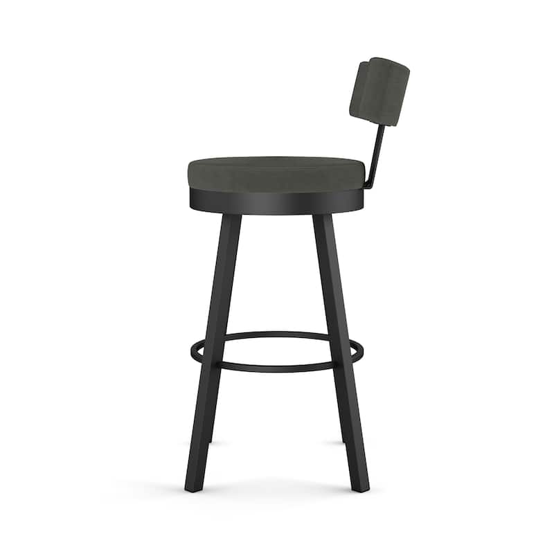 Amisco Morgan Swivel Counter and Bar Stool