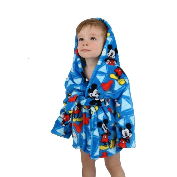 Toddler Boy Disneys Mickey Mouse Plush Robe