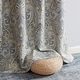 preview thumbnail 38 of 46, HLC.me Paris Paisley Print Light Reducing Filtering Grommet Window Curtain Panels - Set of 2