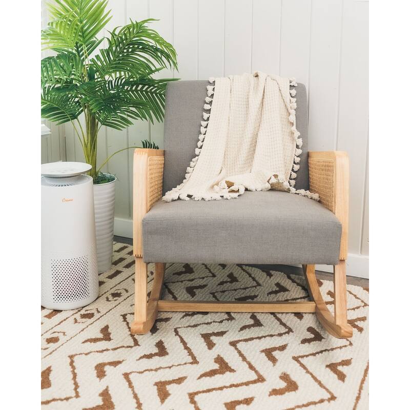 Crane Baby Birch Waffle Knit Blanket