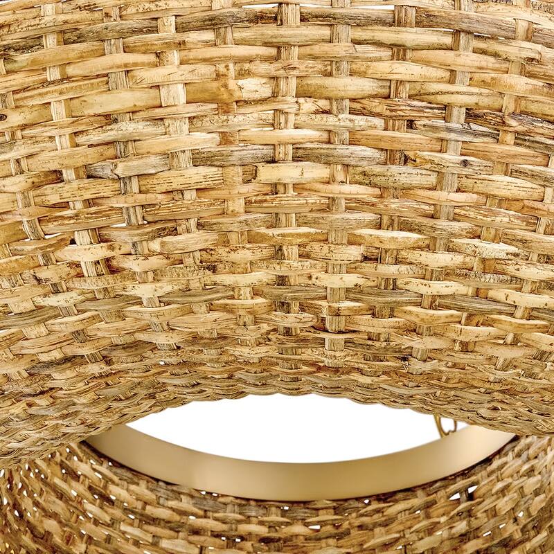 Hinkley Lighting 48426 Sanibel 8 Light 36" Wide LED Pendant with Woven