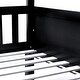 preview thumbnail 14 of 49, Triple Bunk Bed with Ladders,Guardrails,Twin over Twin over Twin