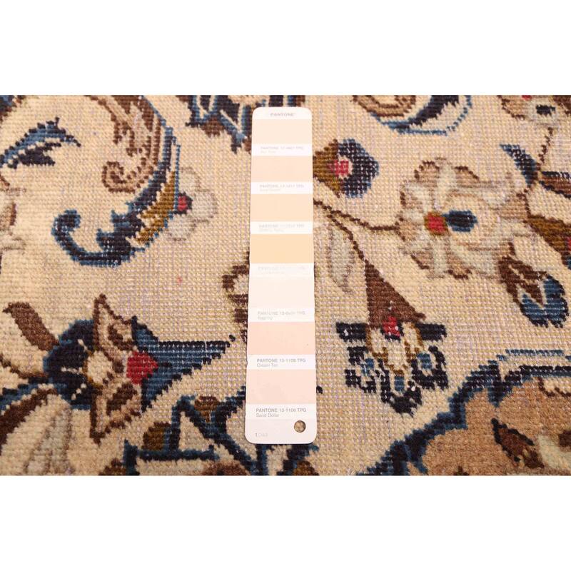 ECARPETGALLERY Hand-knotted Antalya Vintage Cream Wool Rug - 5'10 x 9'10