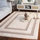 preview thumbnail 32 of 41, SAFAVIEH Florida Shag Carlinde Border 1.2-inch Thick Rug