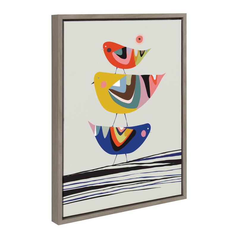 Kate and Laurel Sylvie The Family Tree Framed Canvas By Rachel Lee