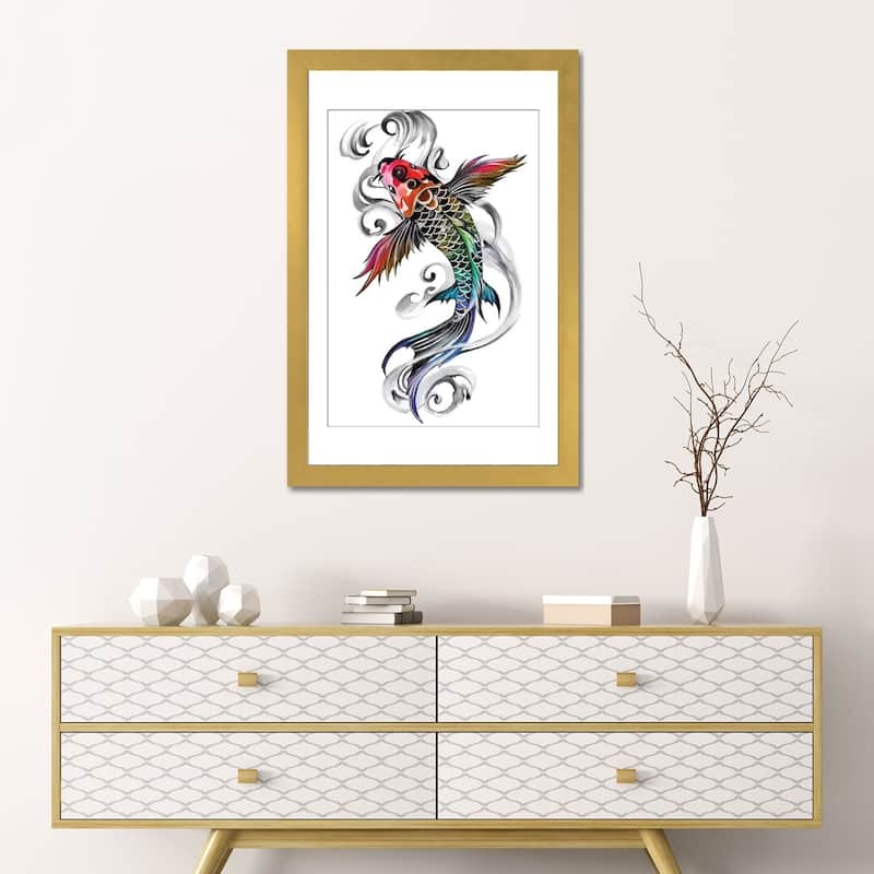 iCanvas "Rainbow Koi" by Katy Lipscomb