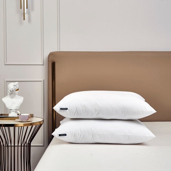 Organic down alternative pillow top