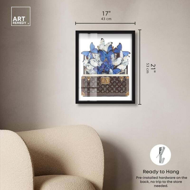 Luxurious Butterflies Shadowbox by Art Remedy