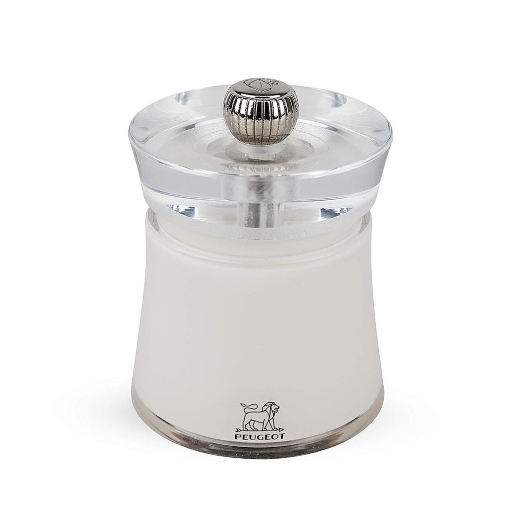 Peugeot Bali 3 Inch Salt Mill, White