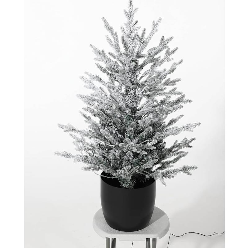 3 Ft Pre-Lit Christmas Tree with Lights for Home, Office - N/A - 3 Foot