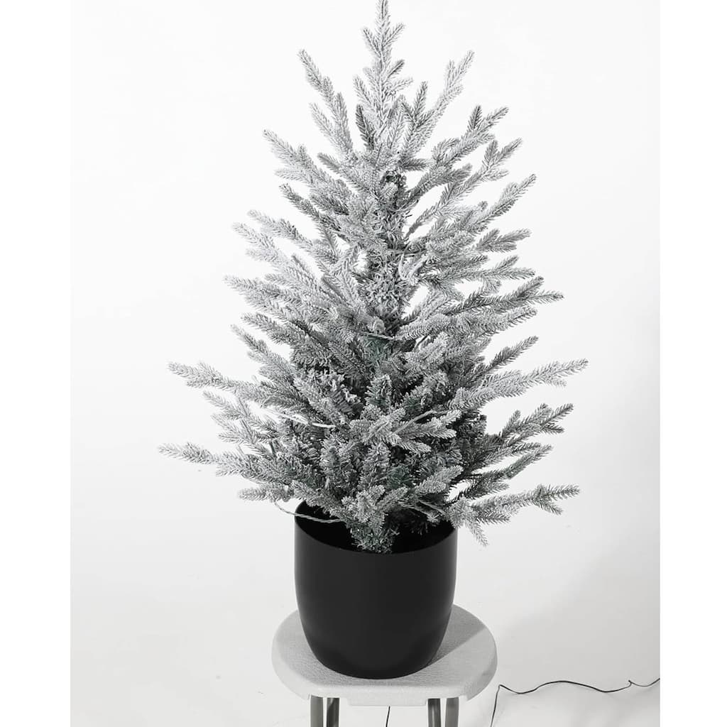3 Ft Pre-Lit Christmas Tree with Lights for Home, Office - N/A