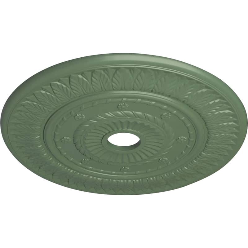 26 3/4"OD x 3 5/8"ID x 1 1/8"P Leaf Ceiling Medallion