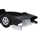 preview thumbnail 9 of 12, Twin Size Race Car-Themed Platform Bed with Wheels , Sturdy Construction and Safety Rails for Exciting Bedrooms