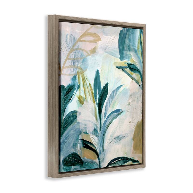 Stupell Vintage Hawaii Native Plants Framed Floater Canvas Wall Art Design By Gemma Bardot