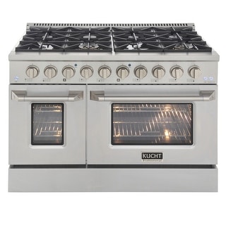 KUCHT 48 in. 6.7 cu. ft. Propane Gas Range with Sealed ...