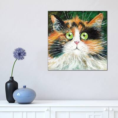 iCanvas "Fluffy Indie" by Kim Haskins Canvas Print