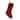 National Tree Company 19 in. HGTV Home Collection Quilted Velvet Stocking, Red - 10in