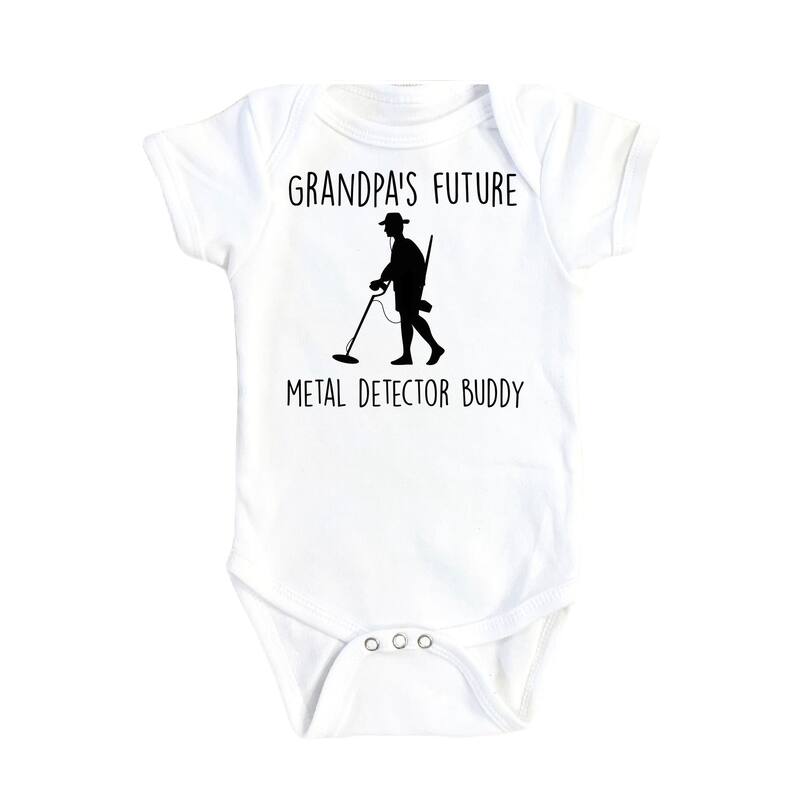 Metal Detector - Baby Boy Girl Clothes Infant Bodysuit Funny Cute Newborn - Natural - Newborn