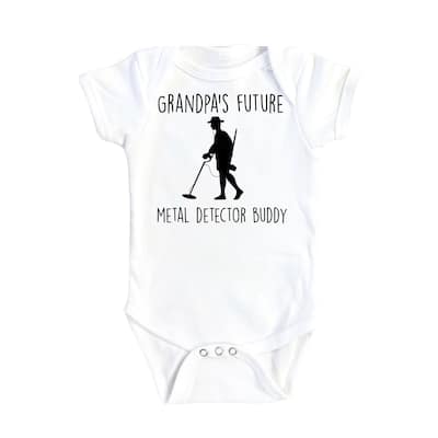 Metal Detector - Baby Boy Girl Clothes Infant Bodysuit Funny Cute Newborn