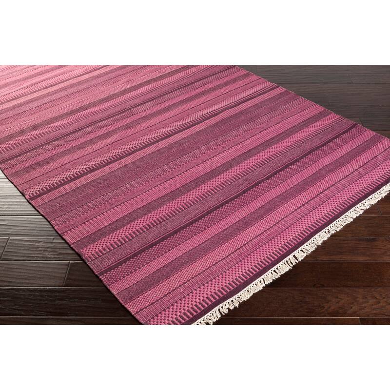Hand-woven Tessa Stripe Wool Area Rug