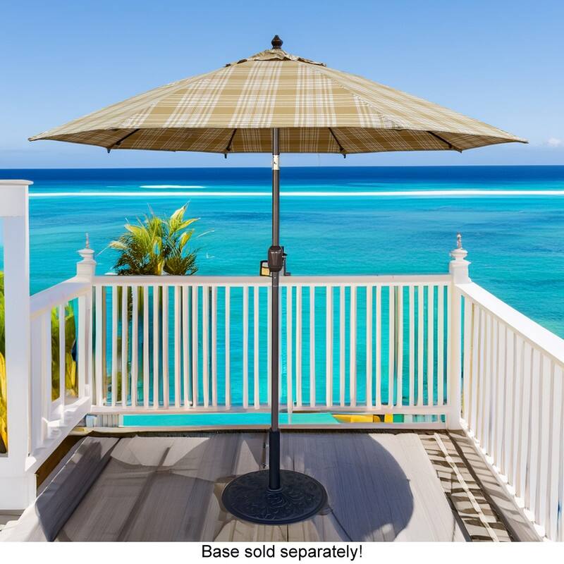 Tropishade 7.5' Market Umbrella with Sunbrella 5862 Dorthy Gold