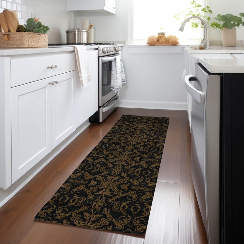Machine Washable Indoor/ Outdoor Chantille Traditional Medallions Rug