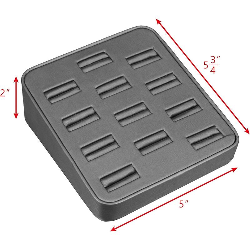 12 Slots Ring Tray Display, Jewelry Organizer - S