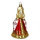 preview thumbnail 2 of 3, Collectible Hand-Painted Glass Ornament – Vasilisa in Red