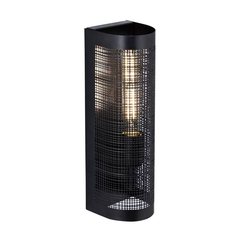 Maxim 31220 Hatcher 14" Tall Outdoor Wall Sconce - Black