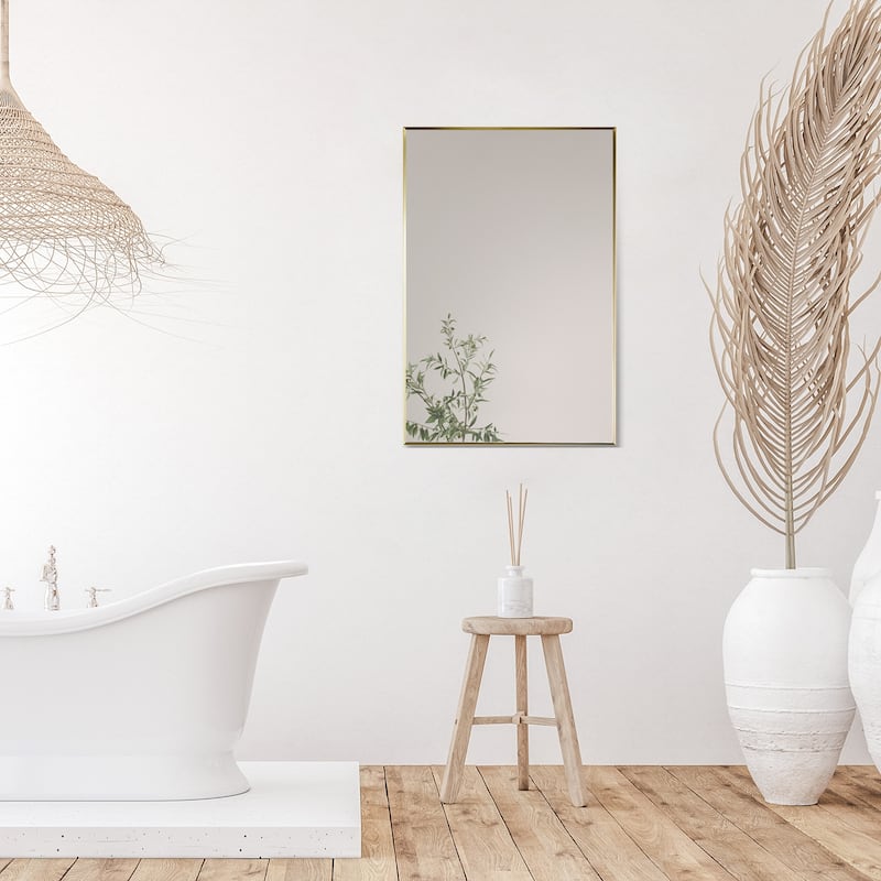 Altair Sassi Bathroom/Vanity Aluminum Framed Wall Mirror