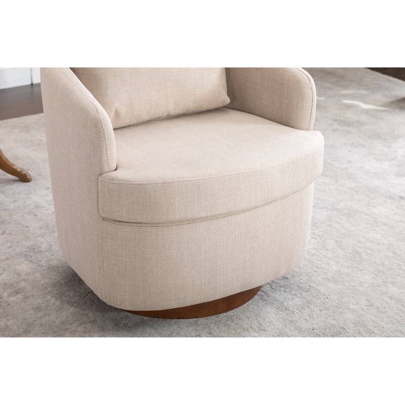 Fabric Swivel Accent Chair