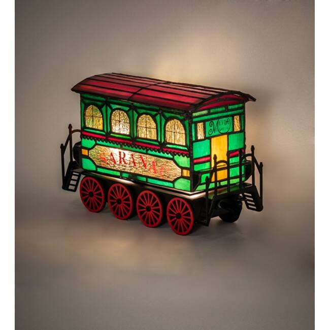 Meyda Tiffany 222394 Train Carriage 2 Light 8" Tall Novelty Specialty
