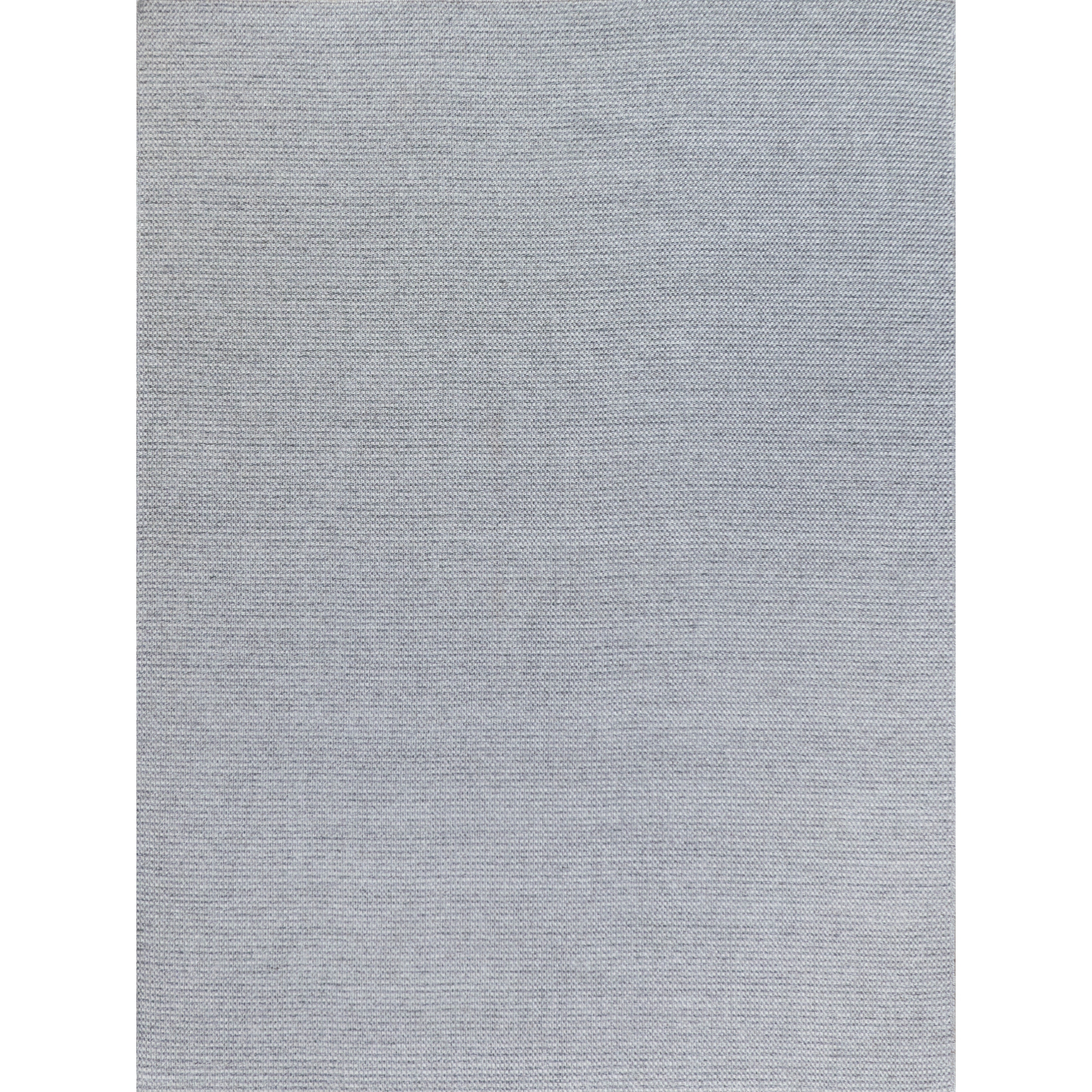 EXQUISITE RUGS Bali Indoor/Outdoor Flatweave PET yarn Silver/Grey Area Rug.