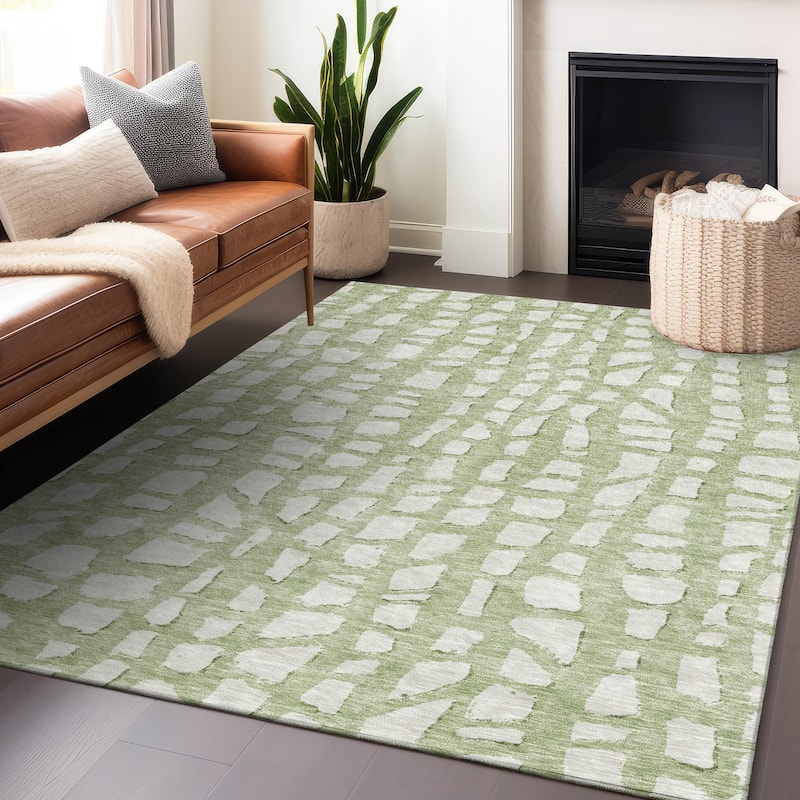 Premium Washable Super Soft Contemporary Cobble Mayfield Rug