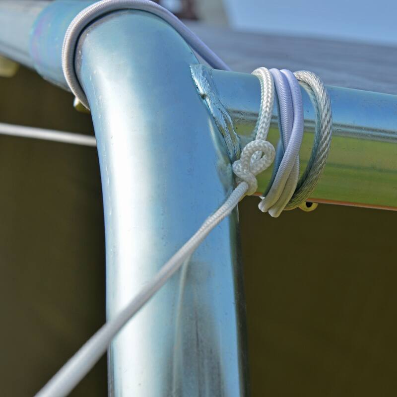 Outsunny 10' x 20' Heavy Duty Carport Awning Canopy with Included Anchor Kit & Weather-Resistant PE Roof