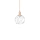 Option Antique Copper / Clear Water Glass