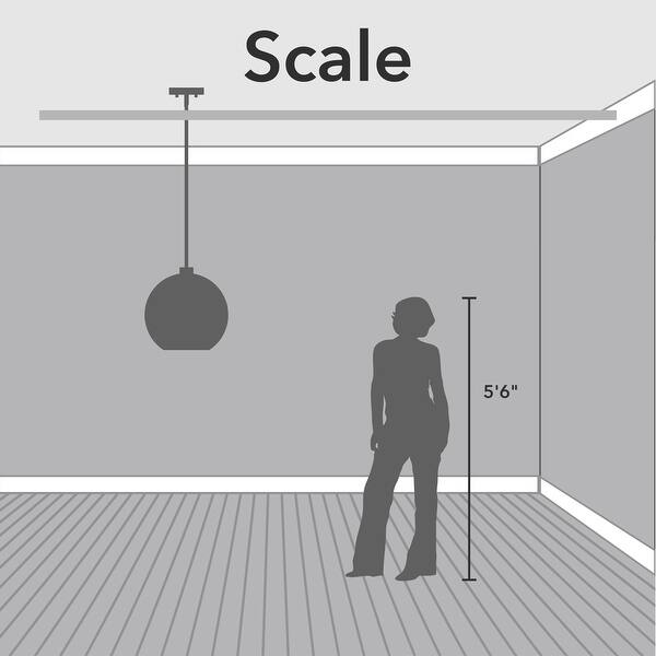 dimension image slide 10 of 12, Hunter Xidane 1 Light Clear Glass Pendant or Semi-Flush Light - Kitchen Island, Dining Room, Entry - Glam, Contemporary