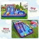 preview thumbnail 4 of 9, Costway Inflatable Water Slide Park Kids Bounce House Splash Pool with - See Details