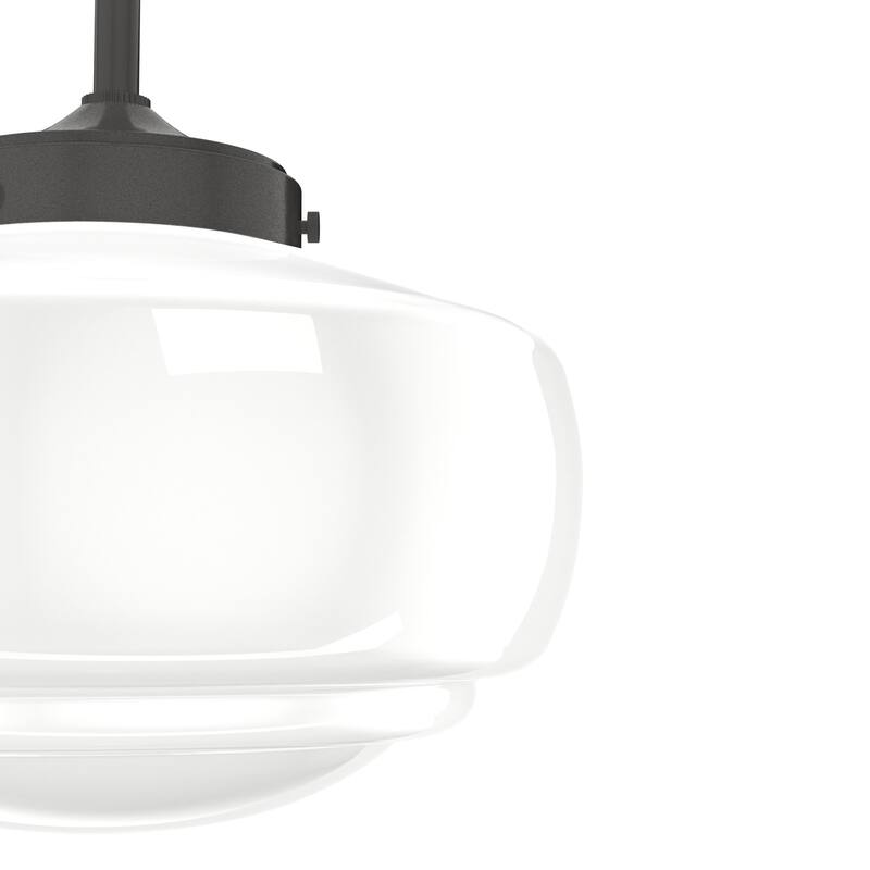 Hunter 10" Saddle Creek 1 Light Pendant or Semi-Flush Mount Ceiling Light - Kitchen Island, Dining Room, Entry