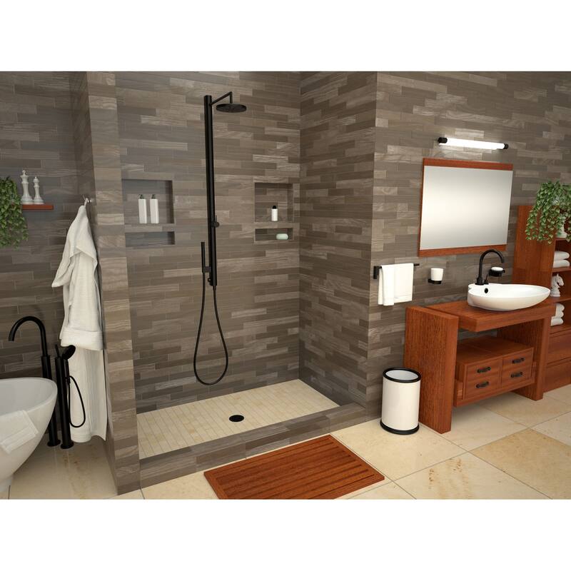 Tile Redi 3054CPVC Redi Base 54" x 30" Rectangular Shower Base with