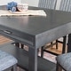 preview thumbnail 2 of 11, Wilson Grey Wooden 7-Piece Counter Height Dining Set