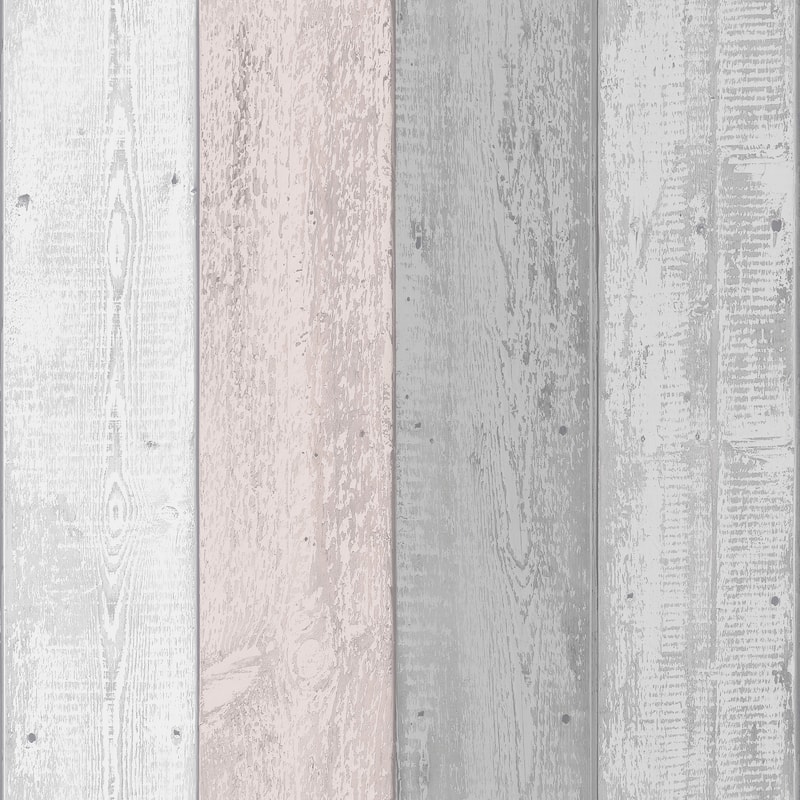 Arthouse Forrest Blush Wood Plank Wallpaper