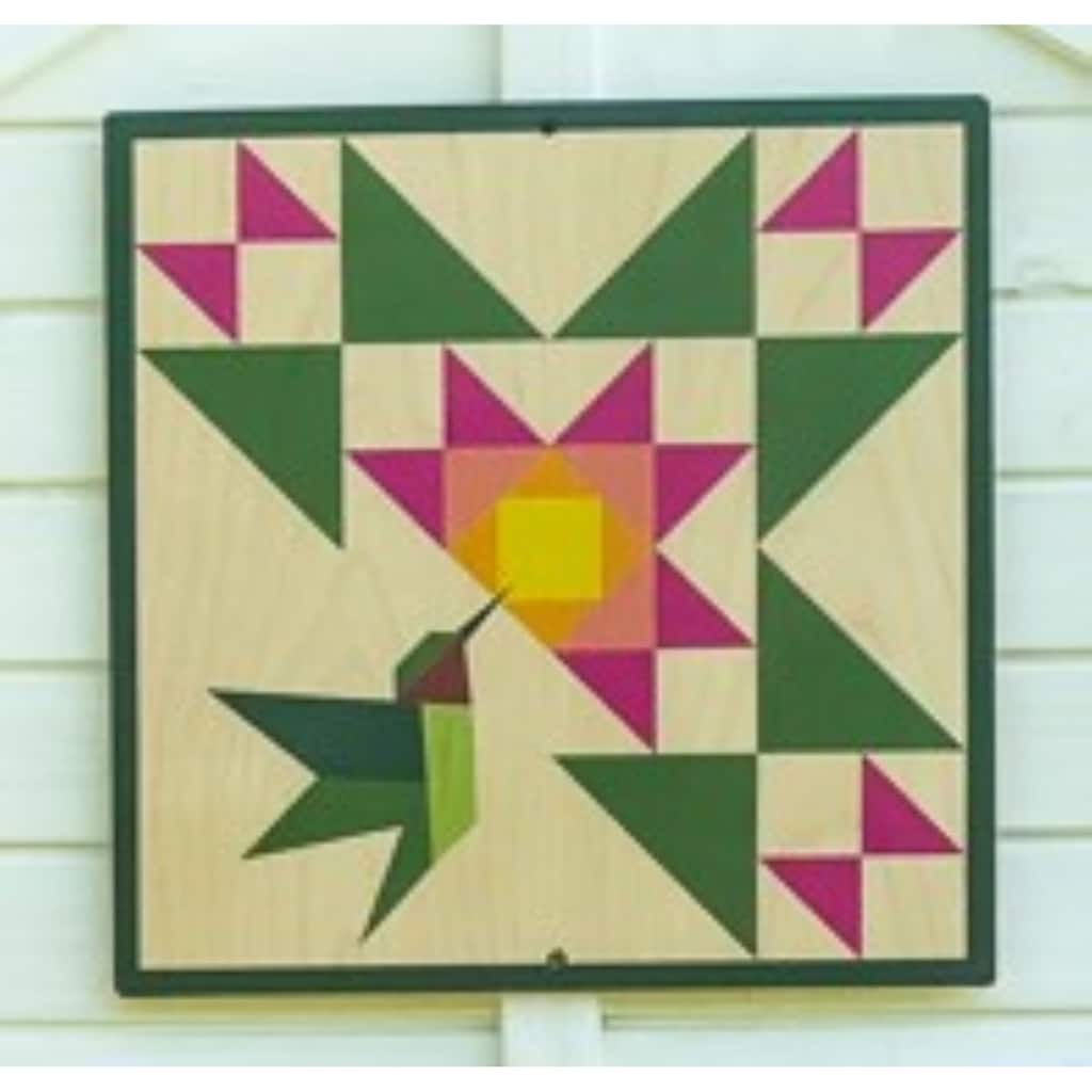 Zylina Greenhouse & Garden Art - Hummingbird Quilt