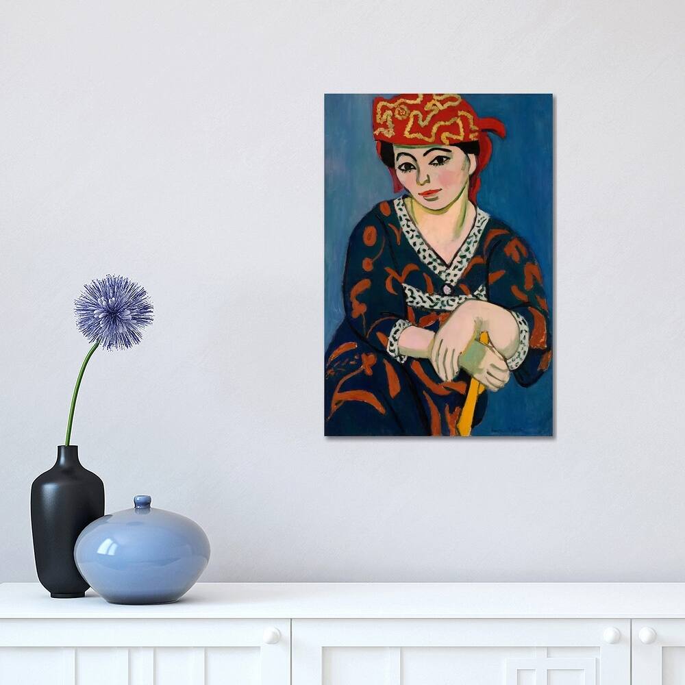 iCanvas "Le Madras Rouge or Red Madras Headdress (1907)" by Henri Matisse Canvas Print