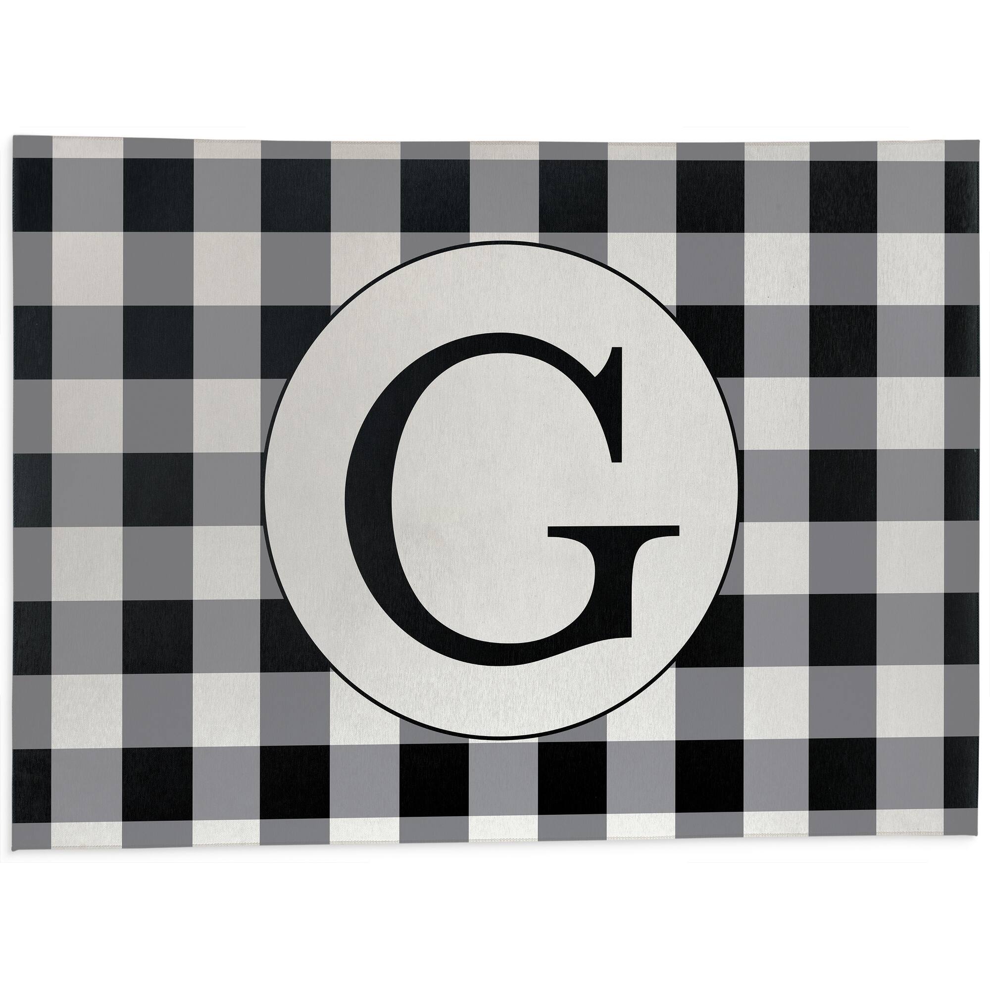 MONO BLACK & WHITE G Office Mat By Kavka Designs Bed Bath & Beyond