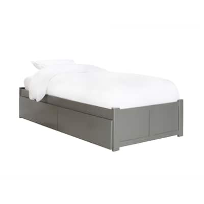 Platform Bed with Drawers & Charger - Modern Storage Bed Frame - Underbed Storage Solutions