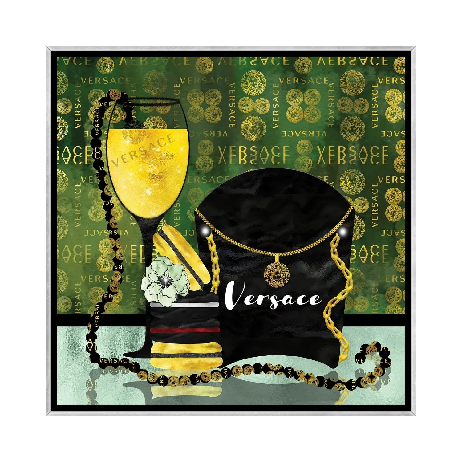 iCanvas "Spoiled By Versace" by Pomaikai Barron Framed