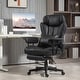 preview thumbnail 8 of 7, Executive Office Chair Tall Office Chair with Footrest Lumbar Support, Recline Function and Wide Seat, for Home Office