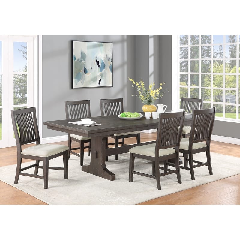 Best Quality Furniture Rustic Dining Sets - 7pcs - Chairs Only