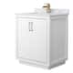 Option White / Satin Bronze Hardware